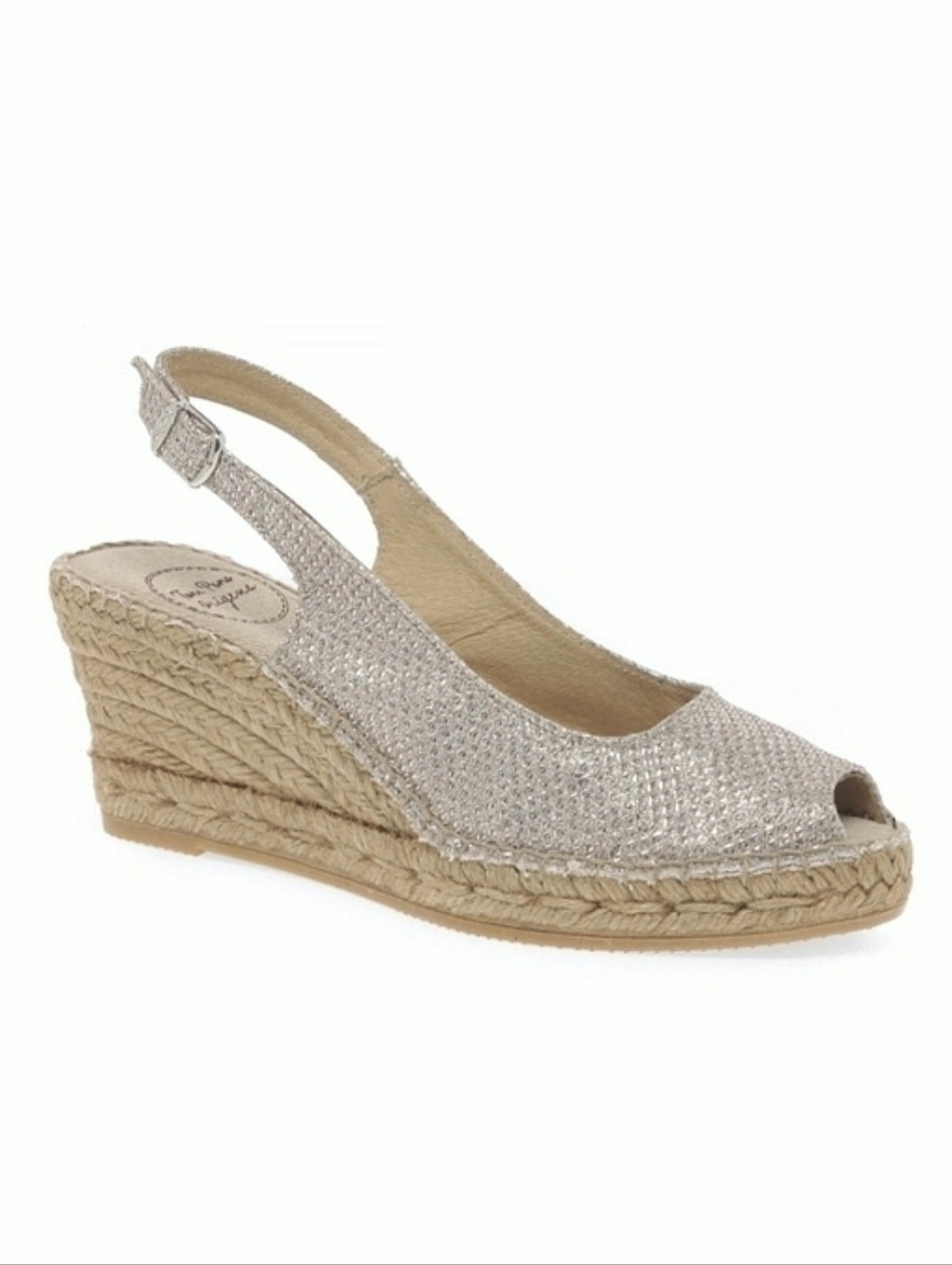 New! TONI PONS Carol Slingback Espadrille Wedge Peep-Toe Pumps US 11